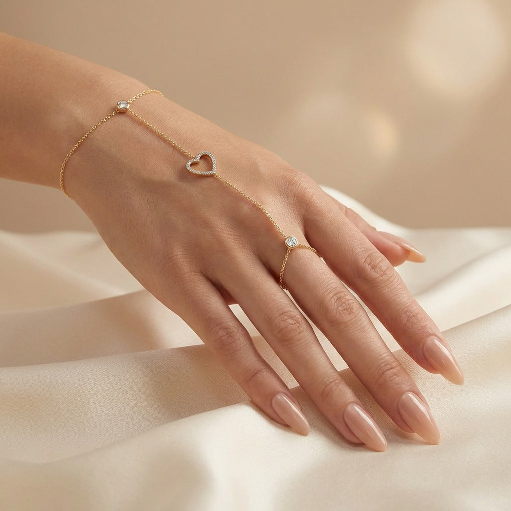 Hand Chain Heart