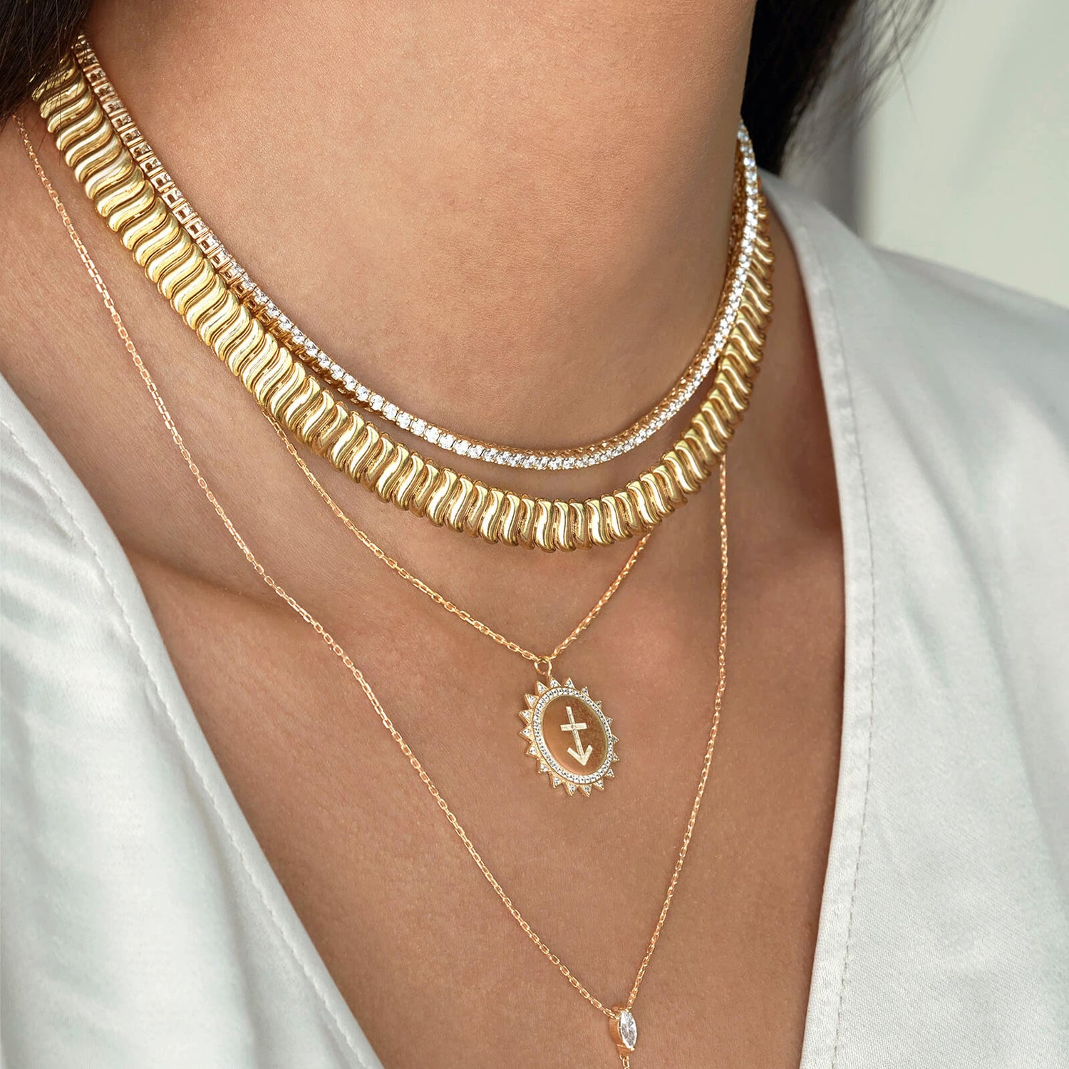 Medal Zodiac Necklace