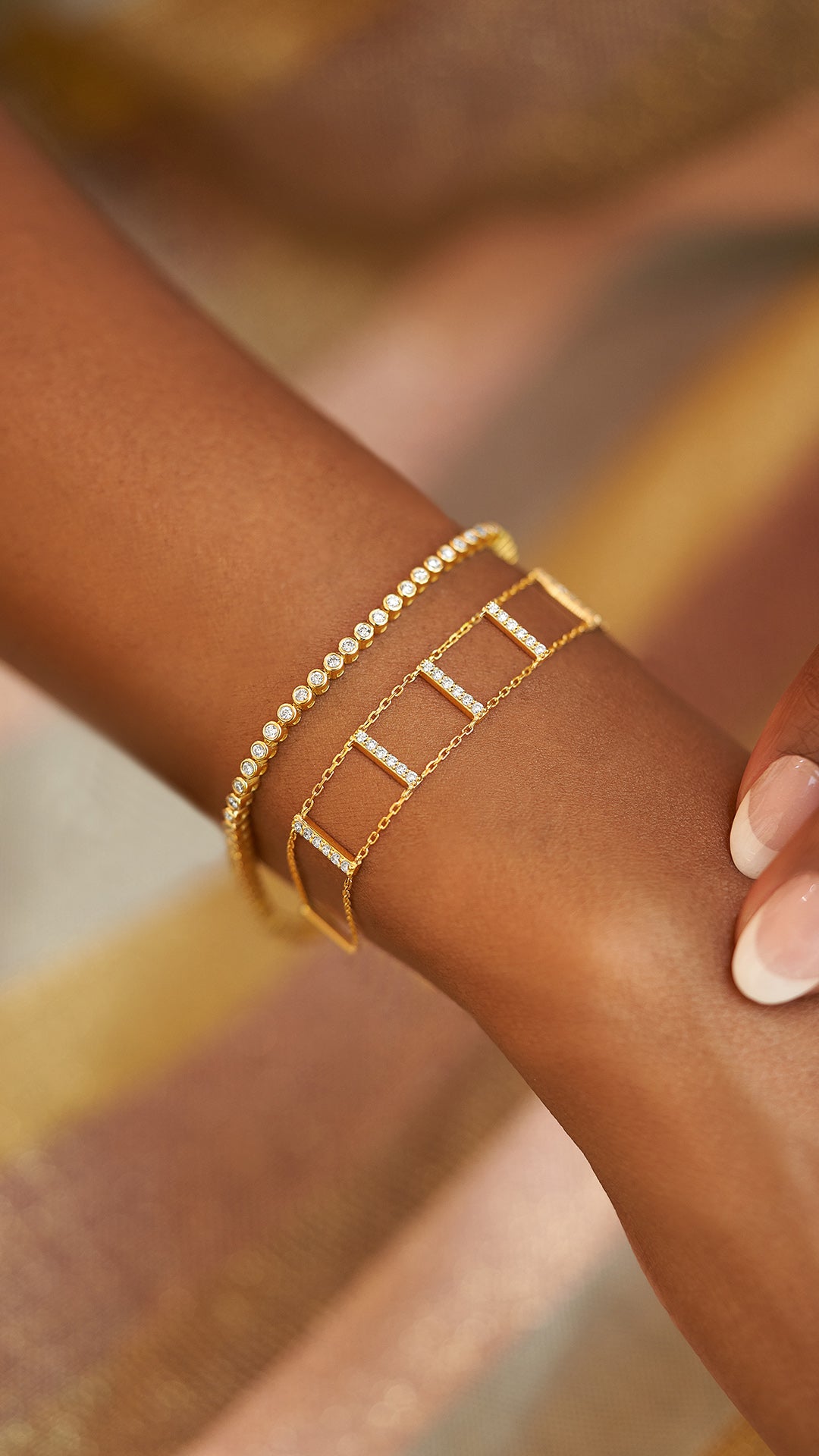Odyssey Bracelet, solid 18K gold, view 3 of 6