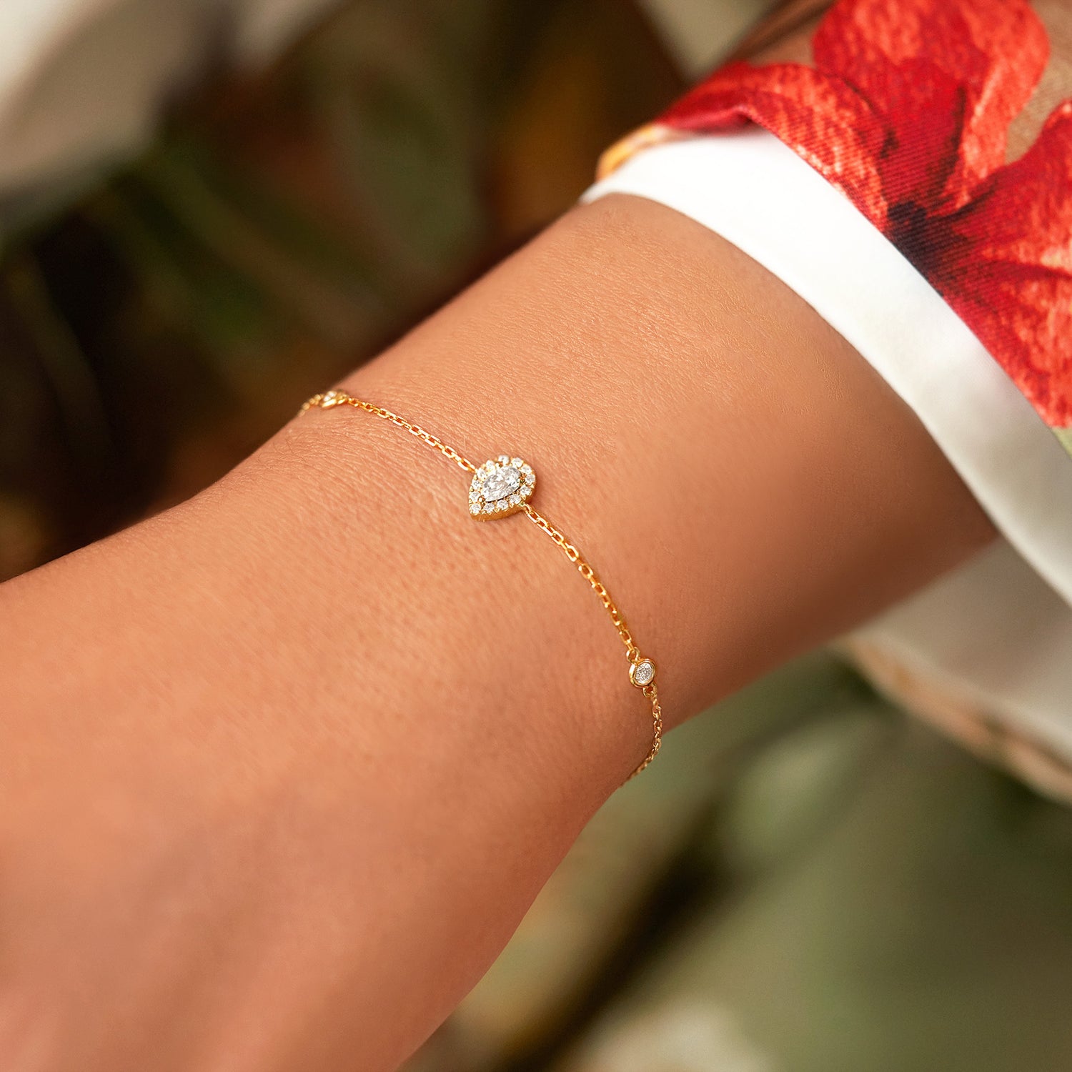Verona Pear-Cut  Bracelet