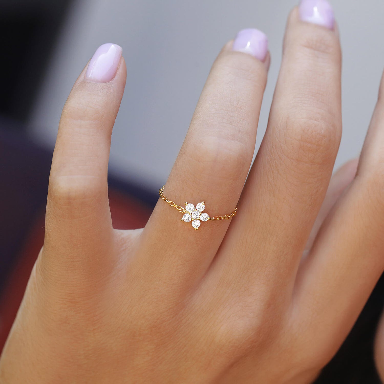 Fairy Flower Chain Ring