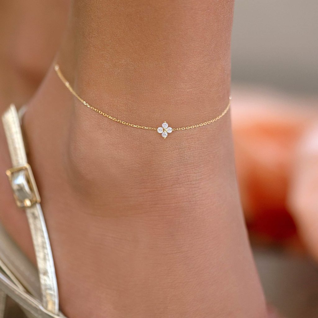 Anklet Fairy 18K Gold And Diamonds