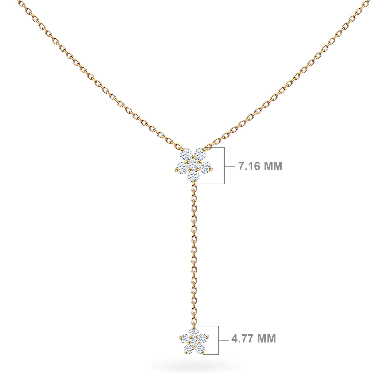 Red Carpet Fairy Flower Necklace | Aquae Jewels