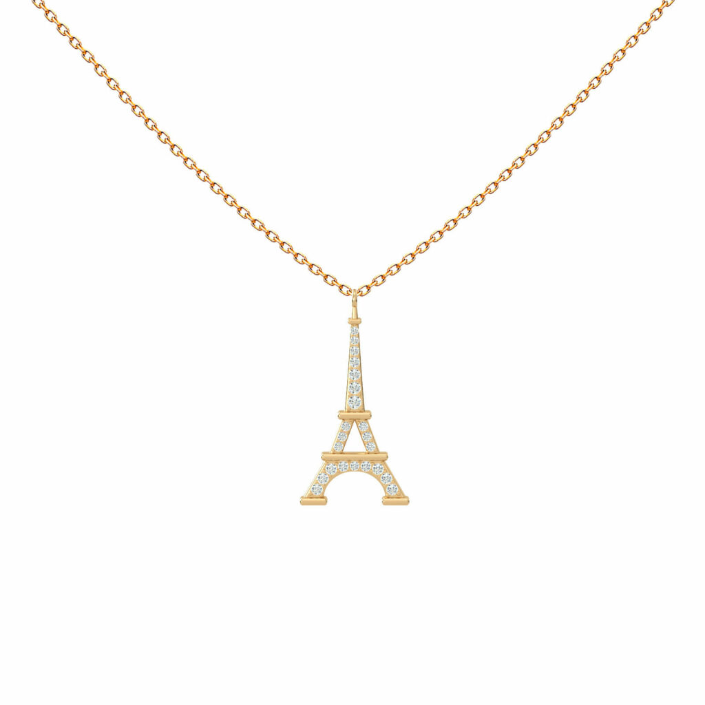 Eiffel Tower Necklace Y