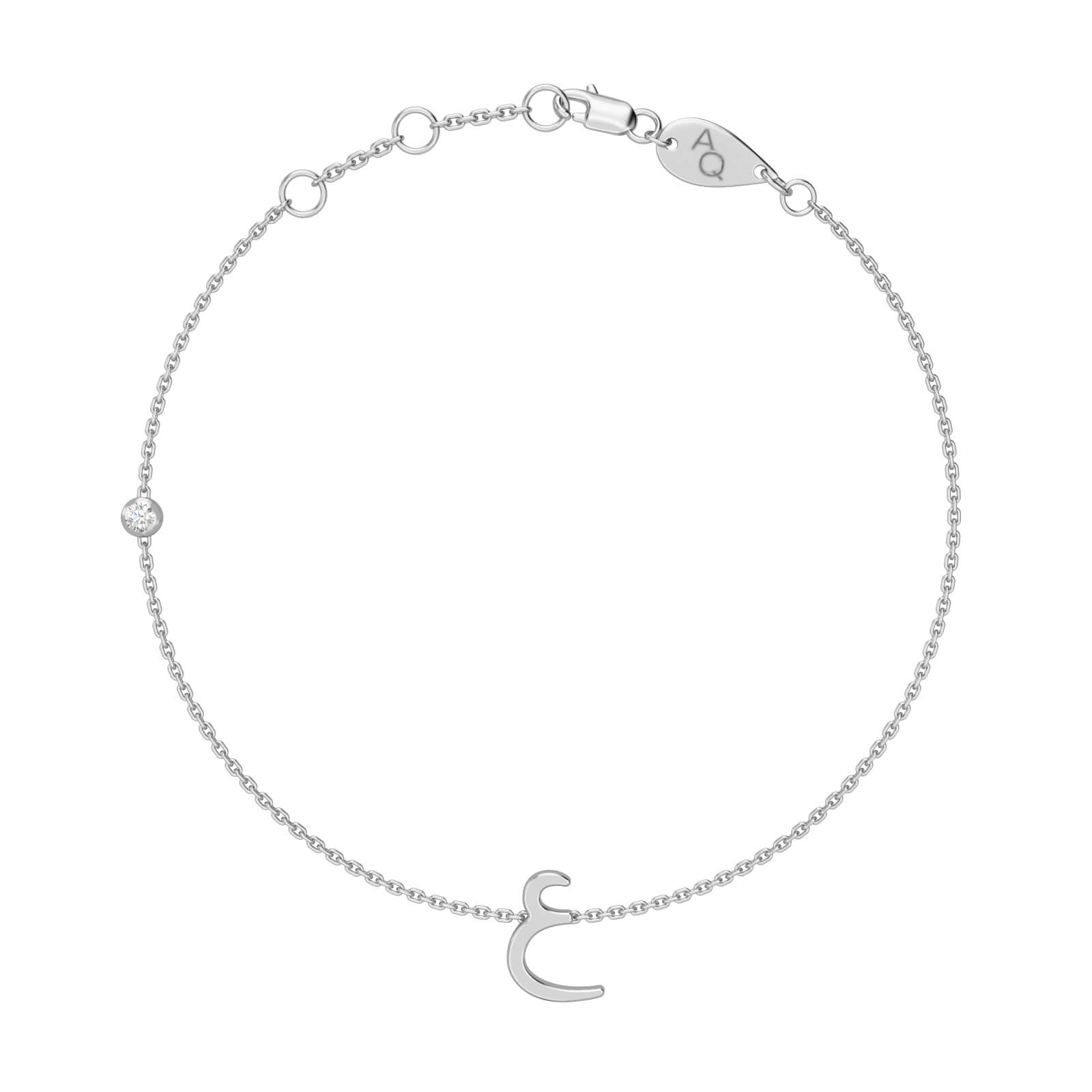 Letter Premium Bracelet | Aquae Jewels