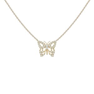 collier-papillon diamant-papillon-diamants-18k-or