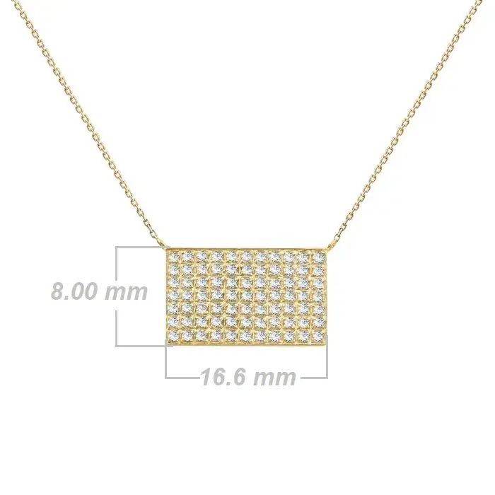 diamond-rectangle-necklace-snobby-18k-gold