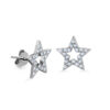 Star Diamond Studs Earrings Hollywood Star in 18K Gold