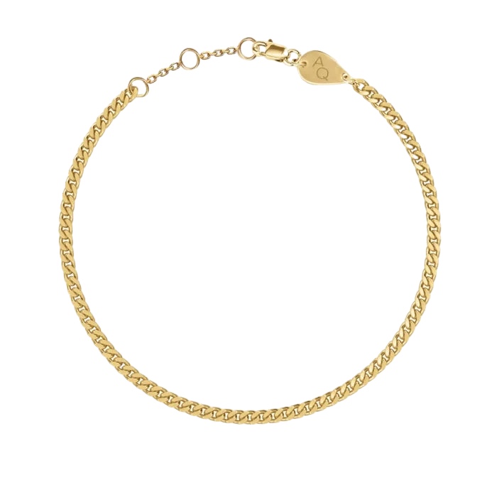 bracciale-catena d'oro-catena sottile-18k-oro