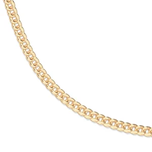 Chain Hollow Links 18K Gold - Aquae Jewels - Exquisite Jewelry