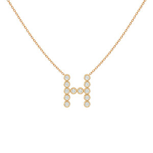 collier lettres-diamants-18k-or