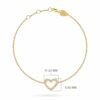 BABY ANKLET PRECIOUS DIAMONDS HEART