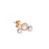 Classic Diamond Studs Trilogy in 18K Gold with White Diamonds