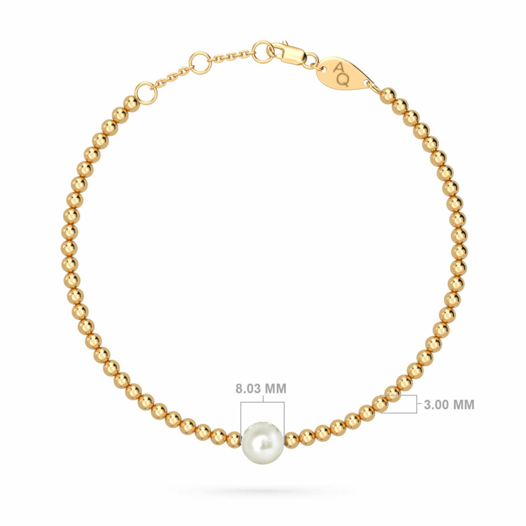 bracciale di perle-oro-elixir-18k-oro