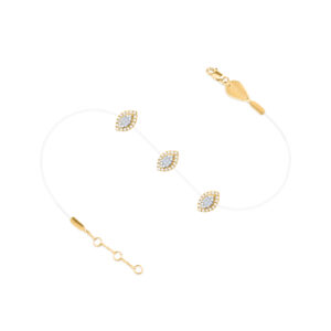 Bracelet d'or avec diamant marquise - Floating Milady Or 18k