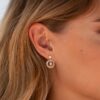 Boucle d'oreille Soleil Or 18K et Diamants