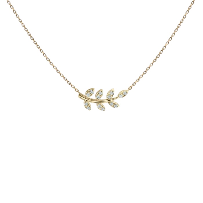 Diamant-Blatt-Halskette-Blatt-der-Hoffnung-18k-Gold