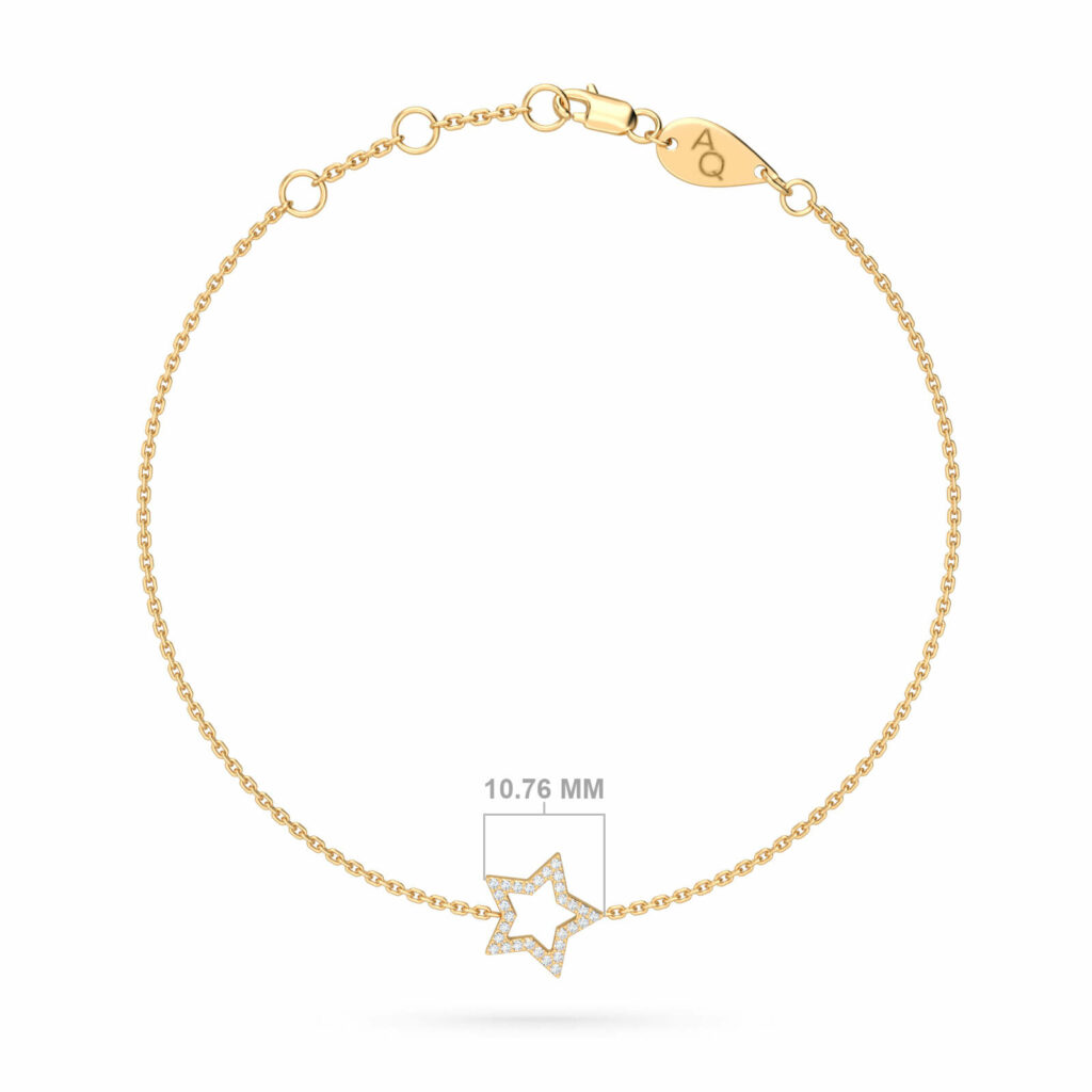 Star Diamond Bracelet - Hollywood Star 18K Gold & Diamonds