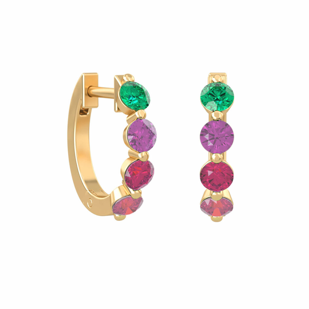 vibrant-mini-hoop-earrings-mini-hoops-precious-stones-18k-gold