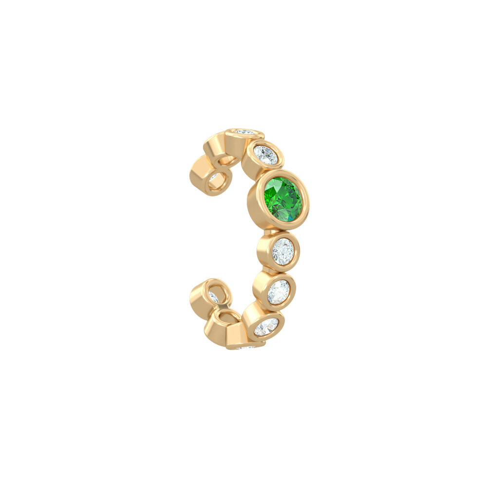 Antheia Earring Cuff EMERALD Y