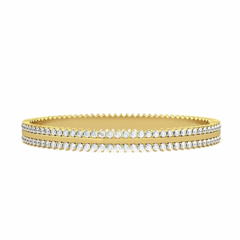 Fashion Diamond Bracelet in 18K Gold with Diamonds