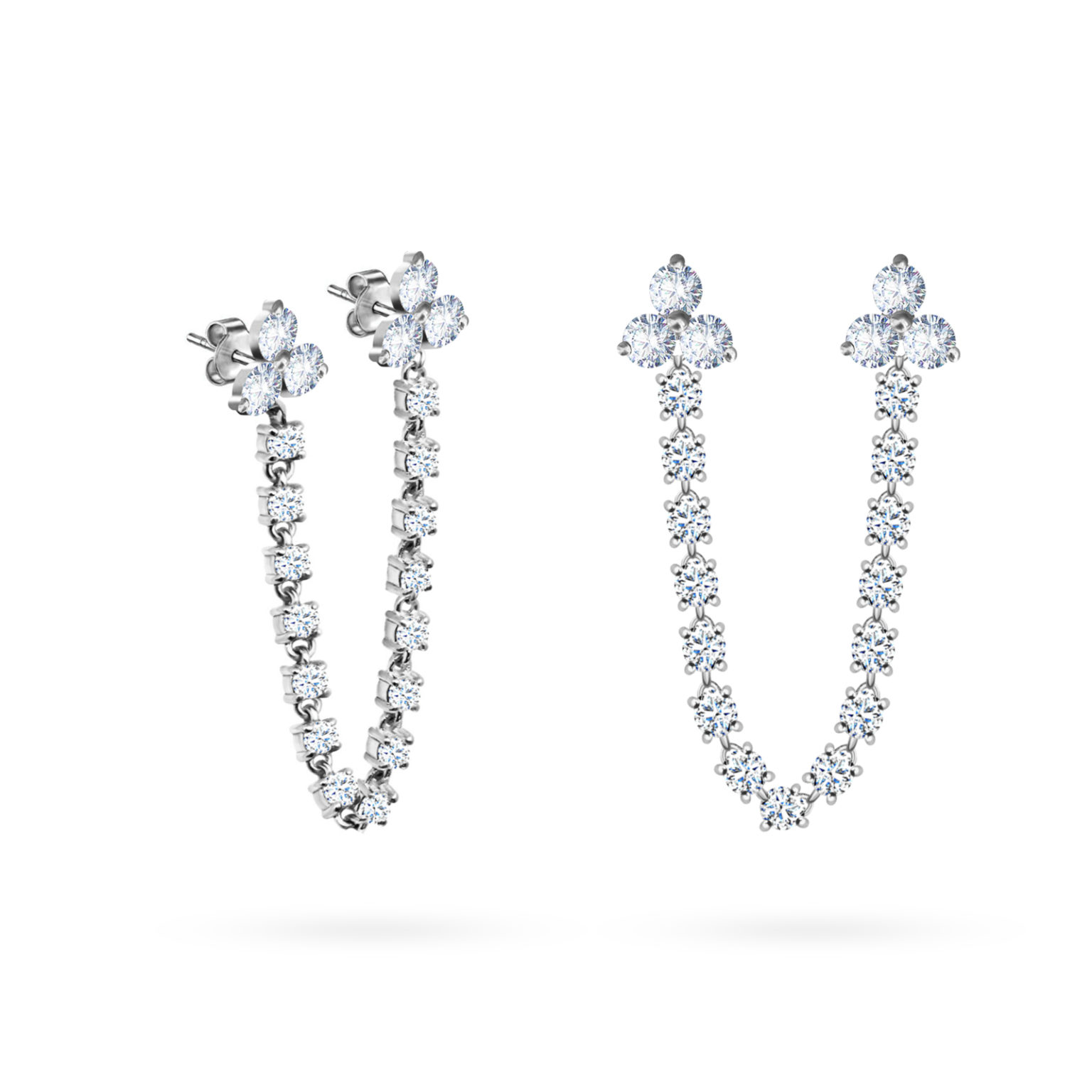 Double Britney Earrings | Aquae Jewels