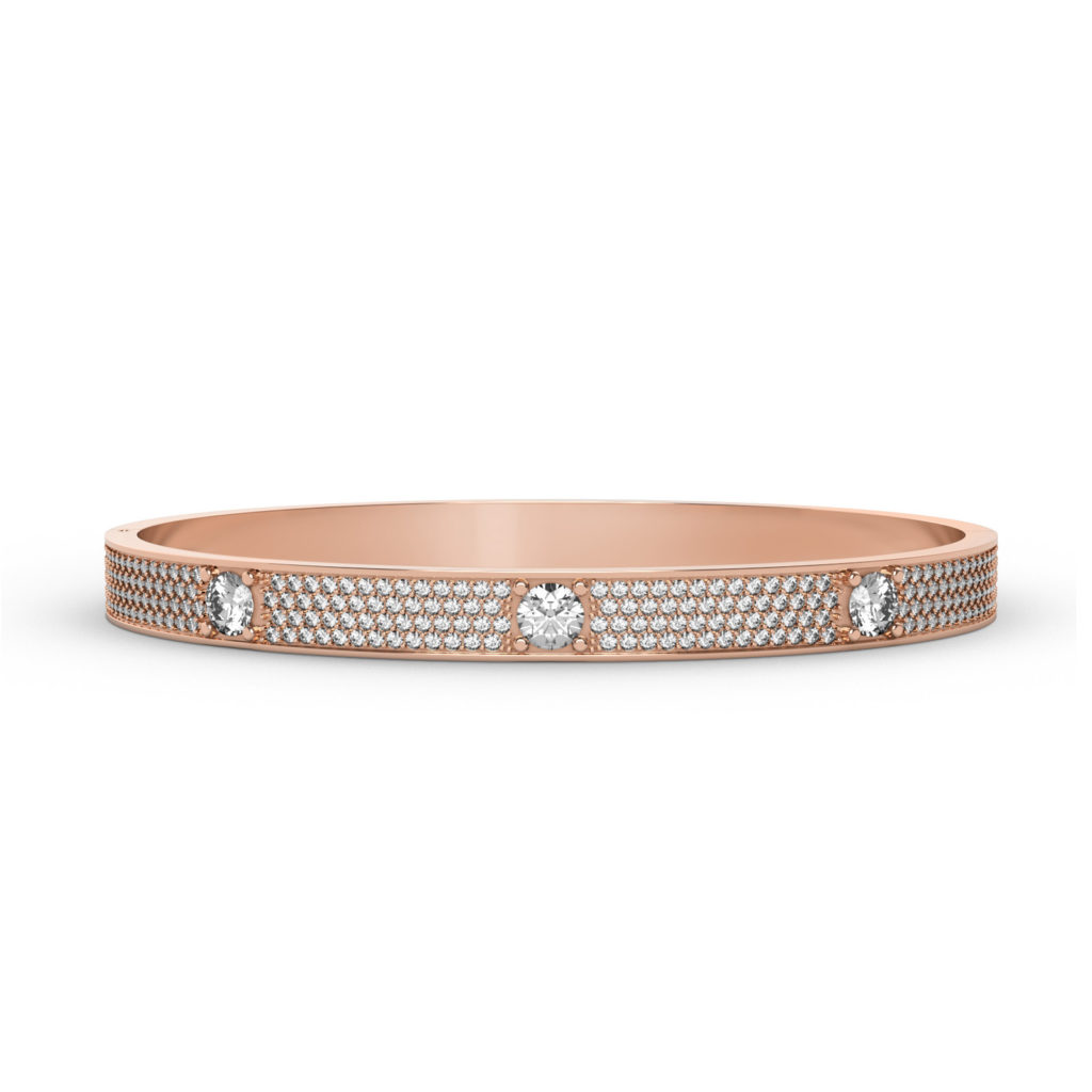 bracelet en diamant-bangle-bracelet-bling-18k-or