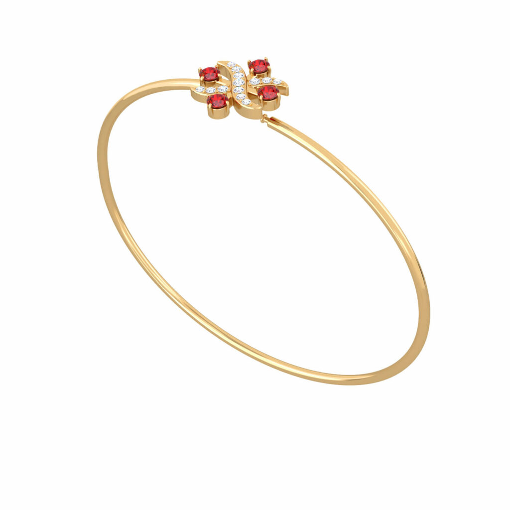 bracciale di pietre preziose-parigi-18k-diamanti d'oro