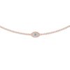 Evil Eye Choker with Diamonds and Precious Stone in 18K Gold