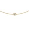 Evil Eye Choker with Diamonds and Precious Stone in 18K Gold