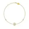 bracciale ovale-diamante-verona-18k-oro