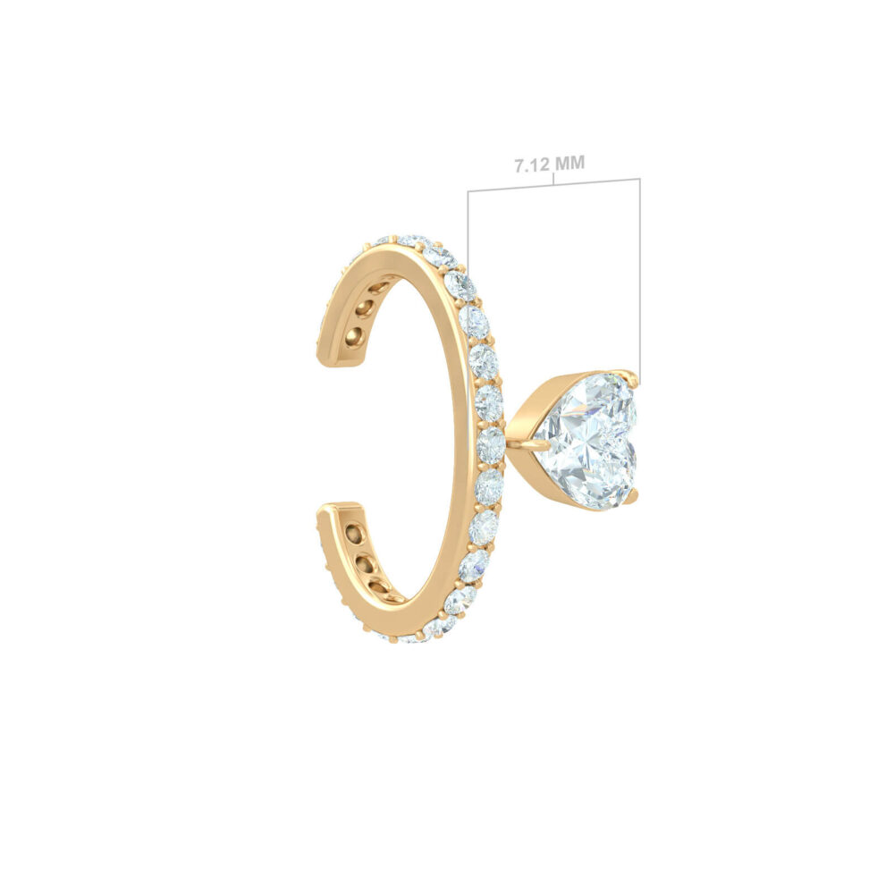 elegant-diamond-heart-cuff-earring-earring-cuff-0-20-carat-heart-diamond-line-18k-gold