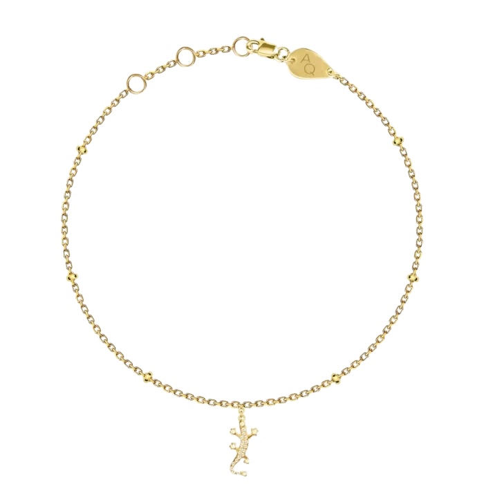 Mini Charm Gecko Anklet-Y