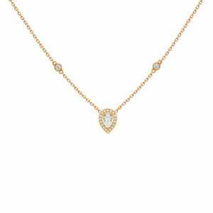 poire - diamant - collier - vérone