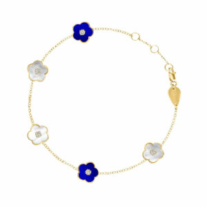 bracelet-floral-or-cuir-18k-or