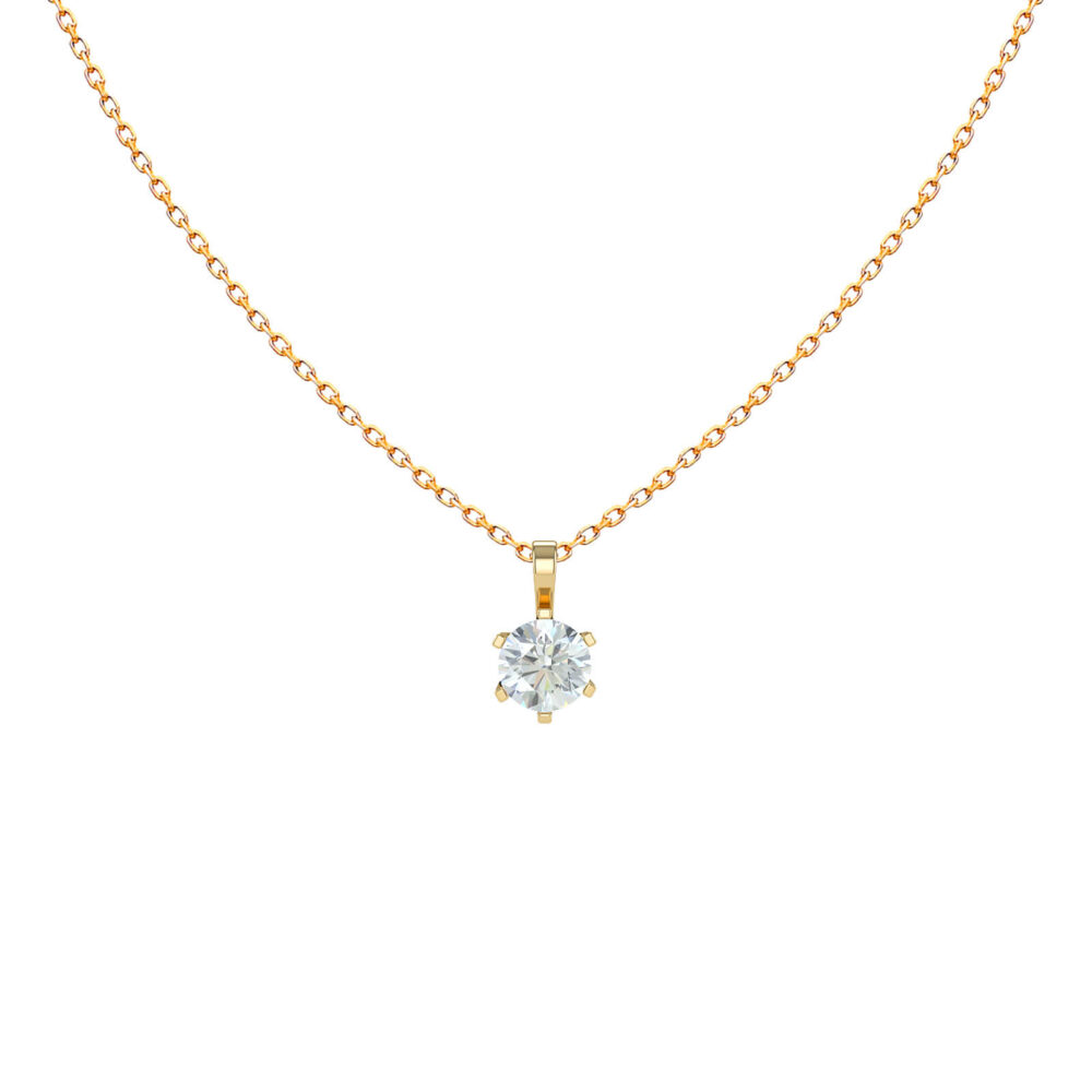 gold-brilliant-solitaire-necklace