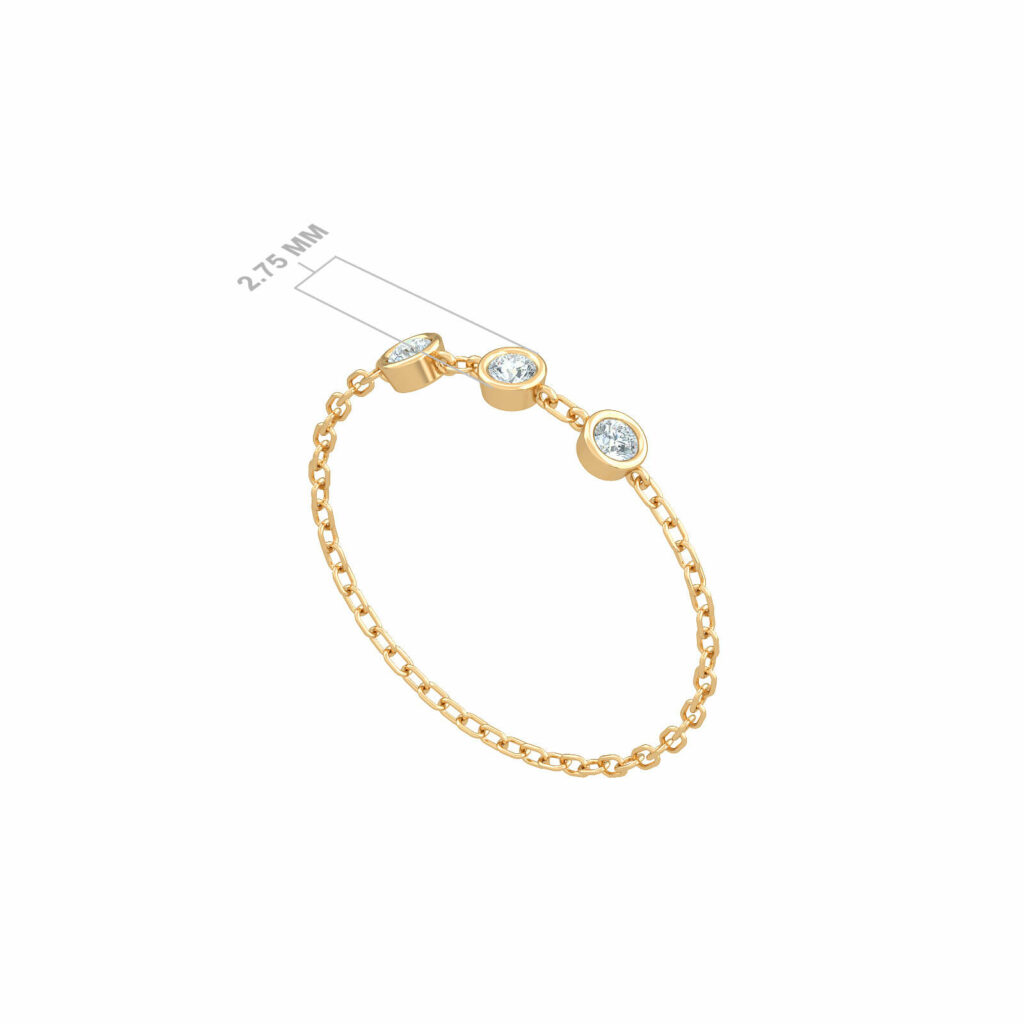 three-diamond-ring-3-diamonds-chain-ring-18k-gold