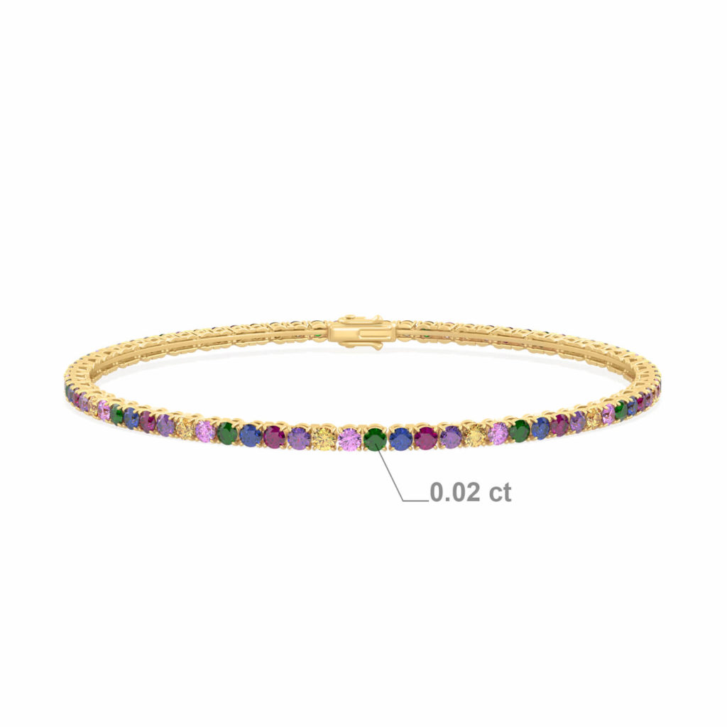 TENNISARMBAND RAINBOW