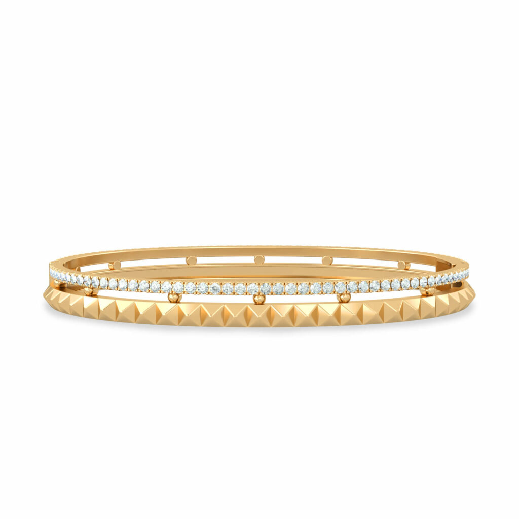 statement-gold-bracelet-rich-bold-peaks-18k-gold