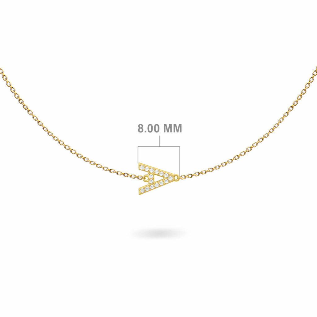 NECKLACE MINIMAL LETTER