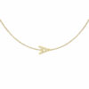 collier diamant-initial-horizontal