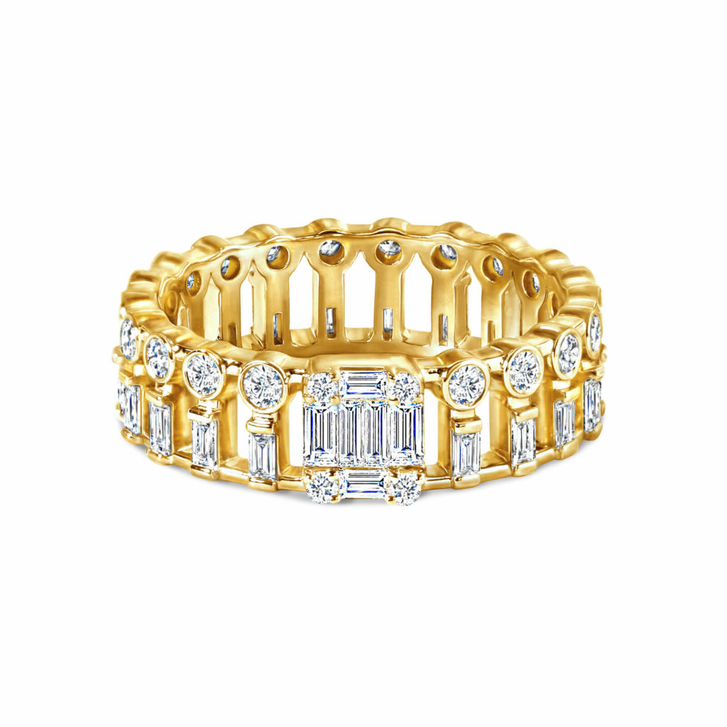 Ring Paloma, 18K Gold and Diamonds - Aquae Jewels