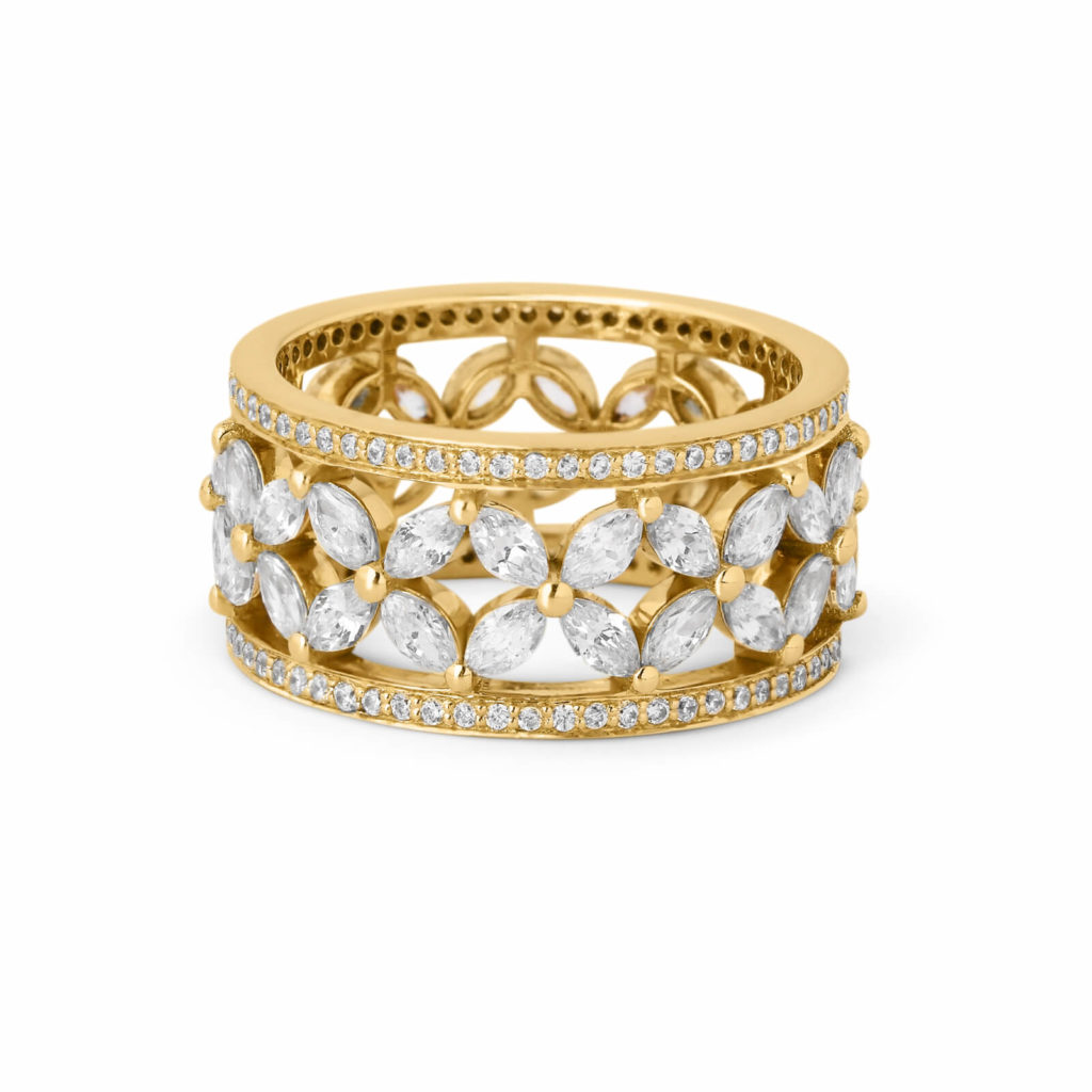 diamant-blumen-ring-Königin-filipina-ring-18k-gold