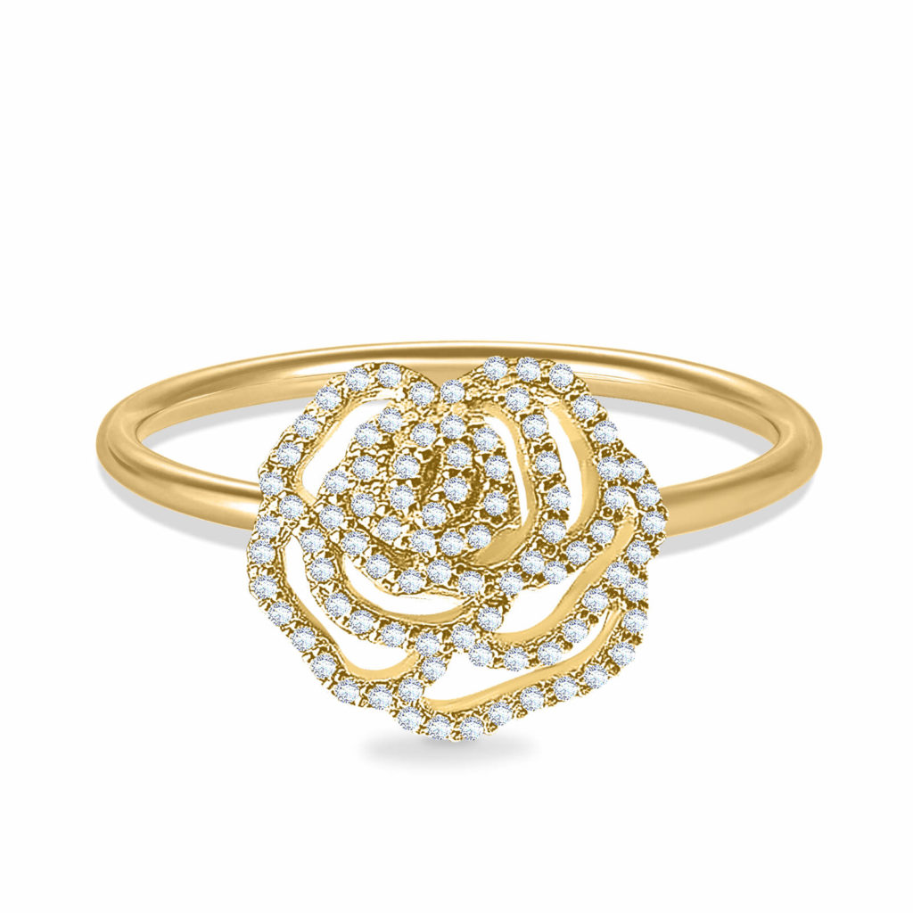 anneau rose-diamant-rose-chouchou-anneau-18k-or