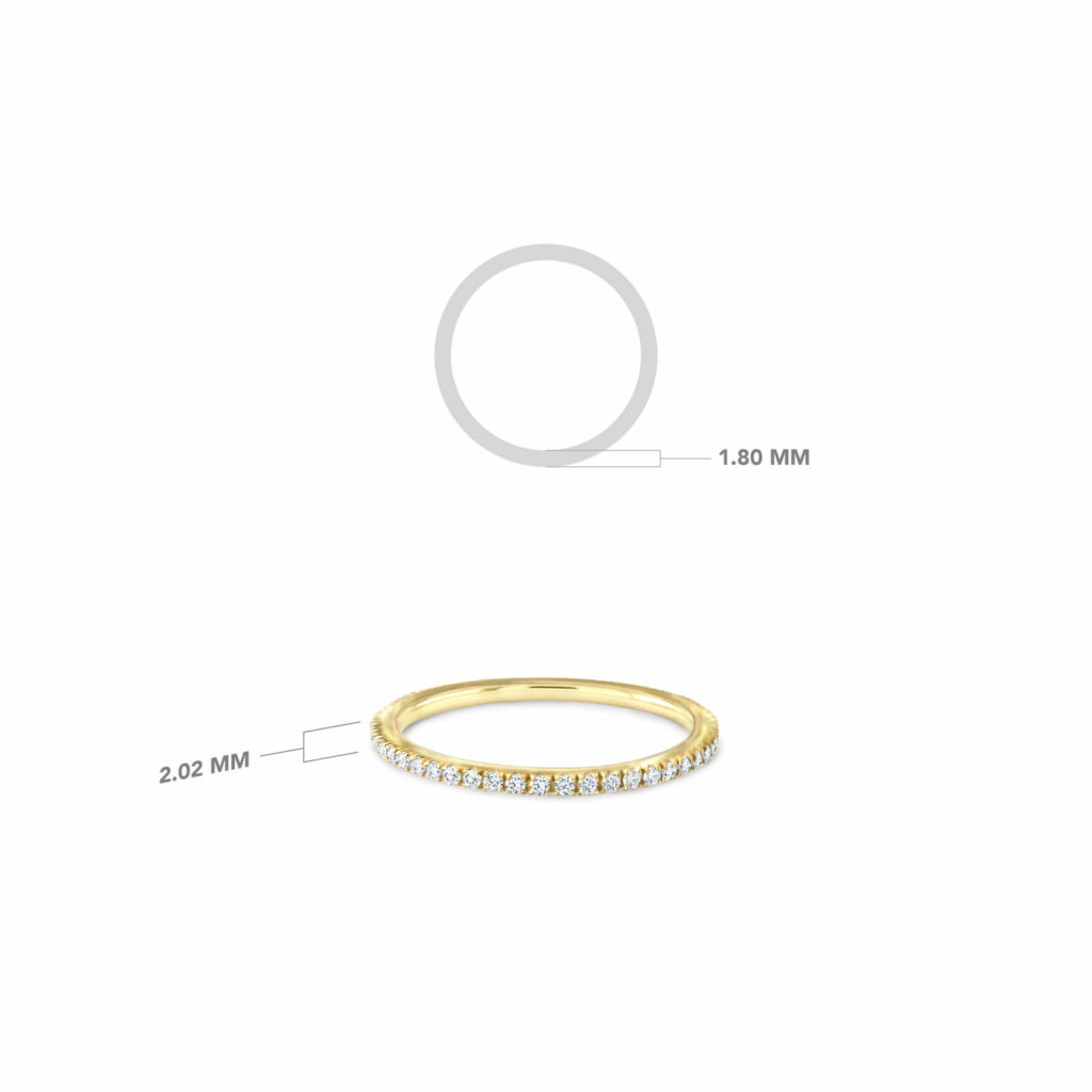 anneau en diamant fin-anneau en diamant fin-pave-anneau en diamant-18k-or