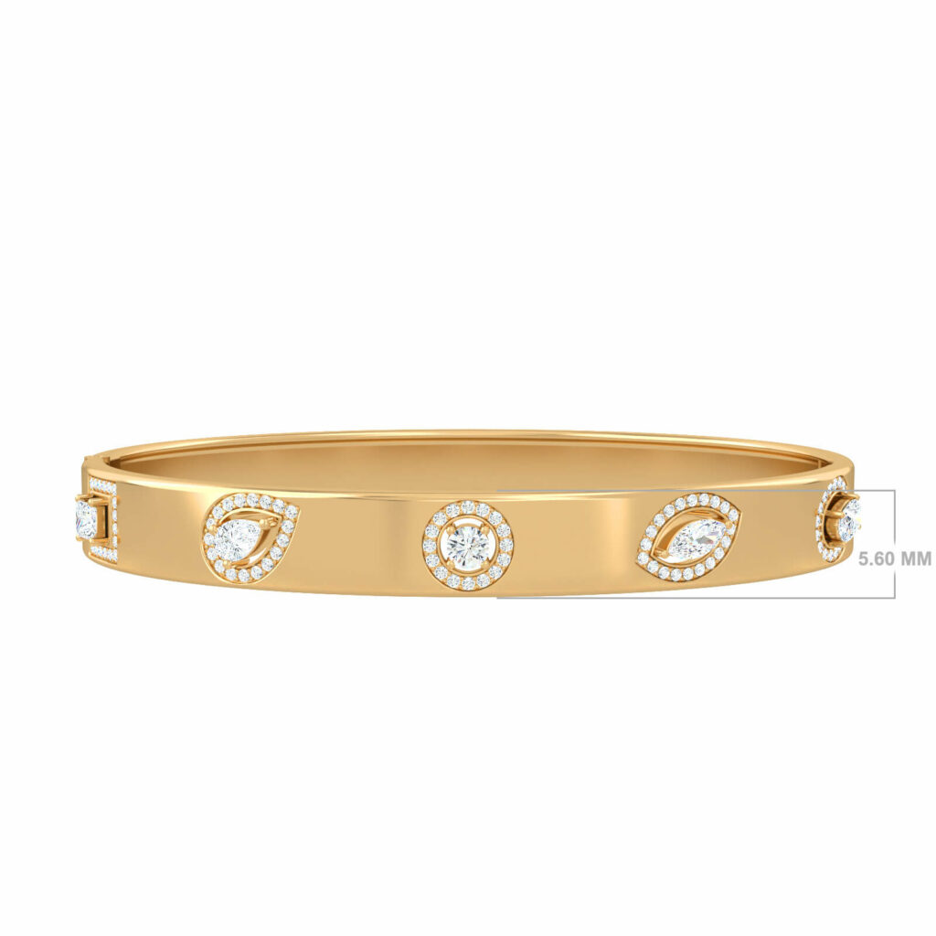 bracciale in oro tagliato a diamante-tatiana-18k-oro