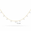 NECKLACE CONSTELLATION HANGING PEARLS