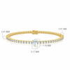 BRACELET TENNIS POIRE DIAMANT