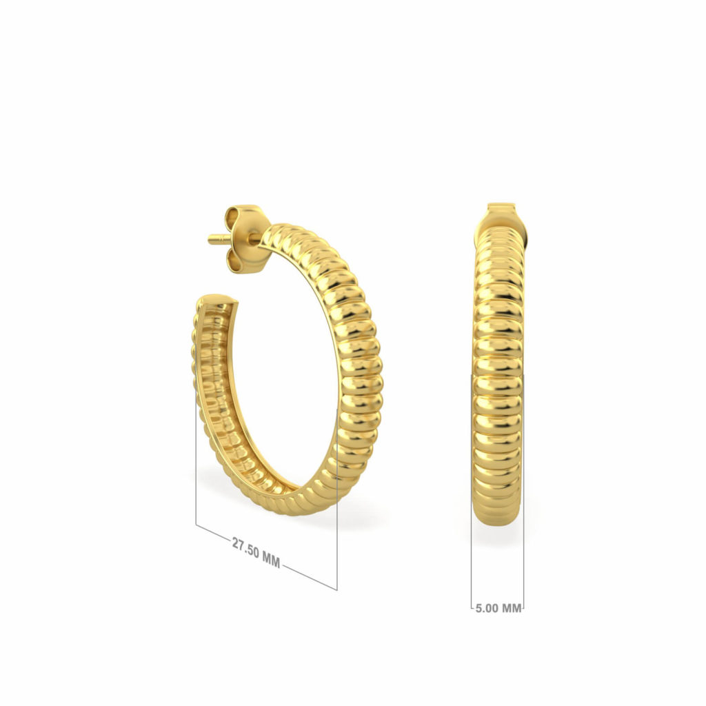 patterned-gold-hoop-earrings-hermes-18k-gold