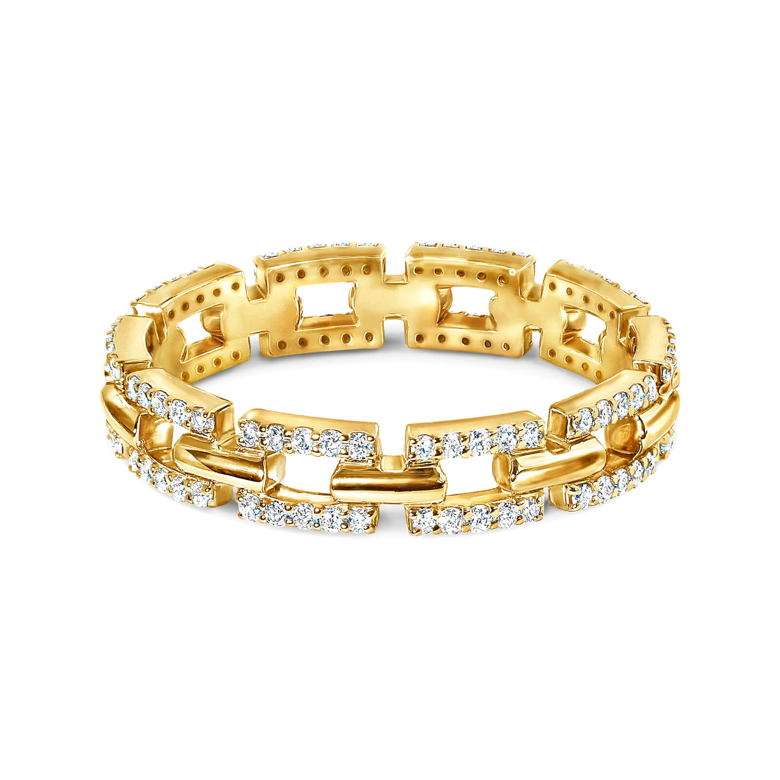 Ring Dentelle 18K Gold and Diamonds - Aquae Jewels